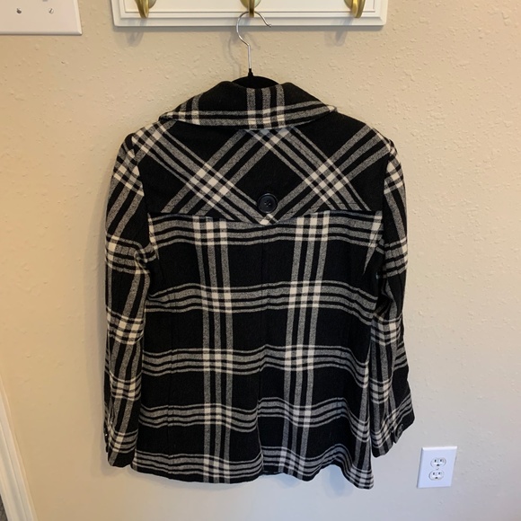 New York & Company black and white wool coat size 2 - Picture 8 of 8